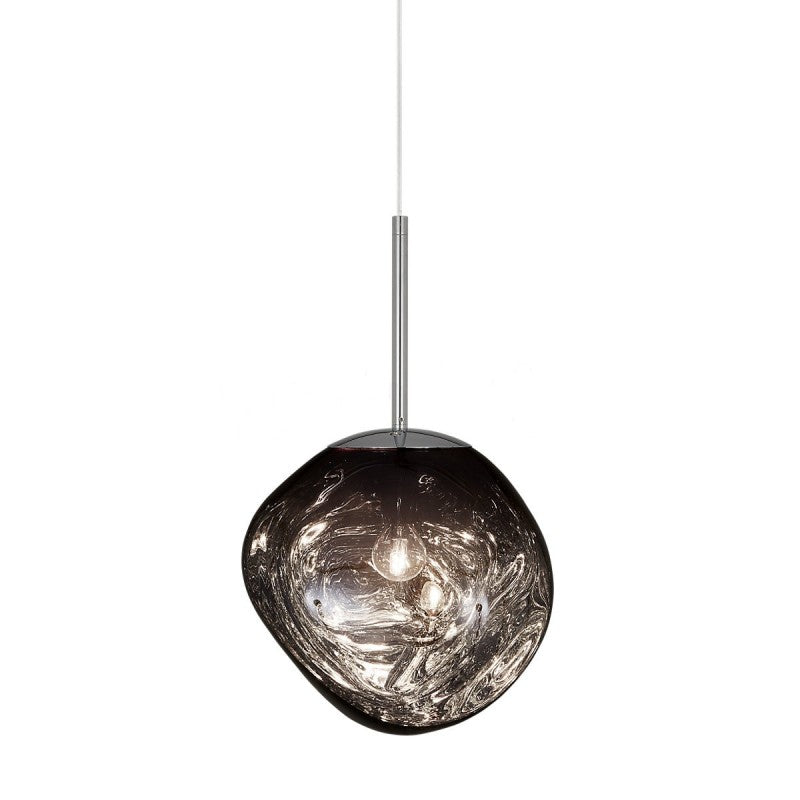 BowLift | Artistic Hanging Lamp of Melted Glass Modern and Elegant Lighting for Interior
