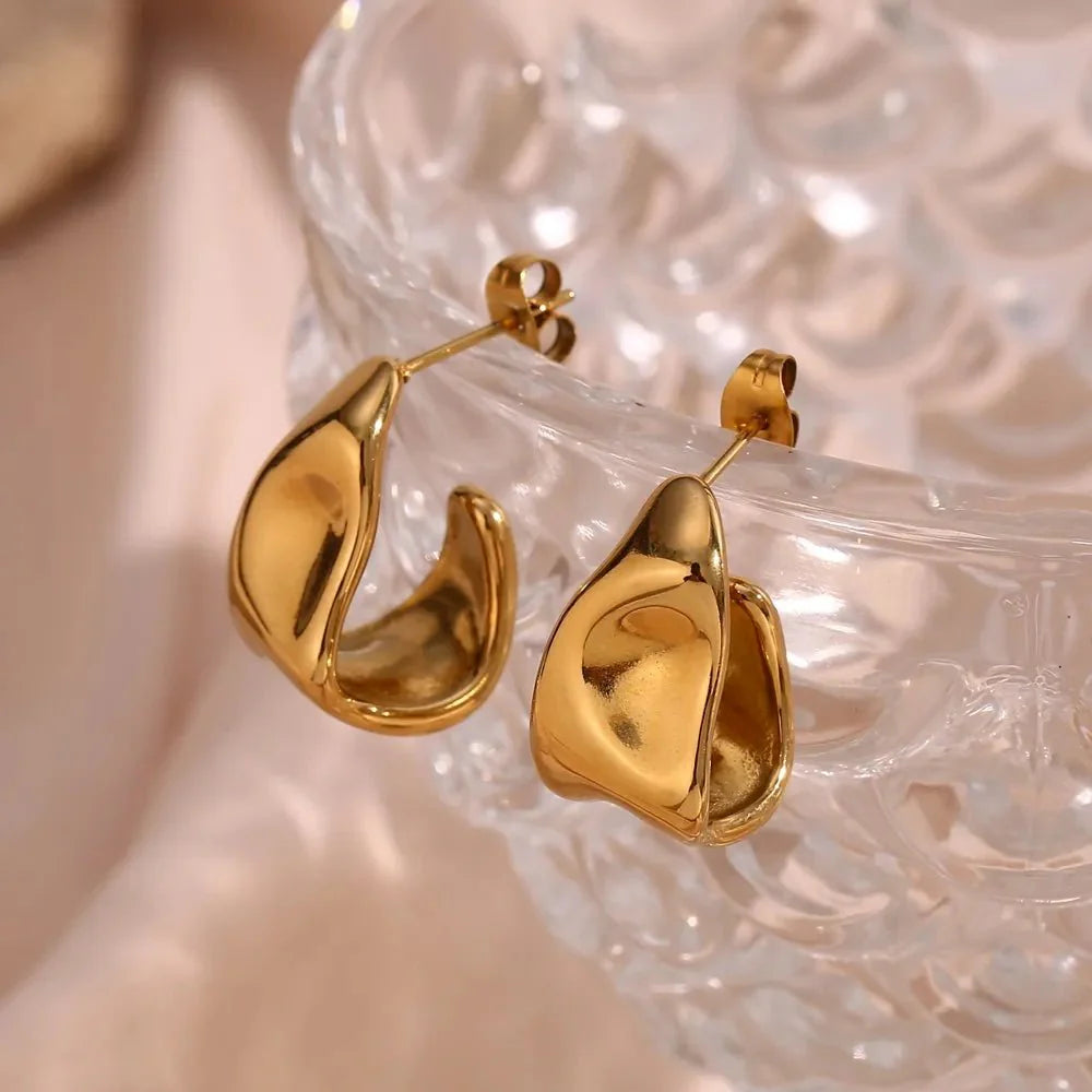 BowLift | Melting Abstract Dainty Earrings