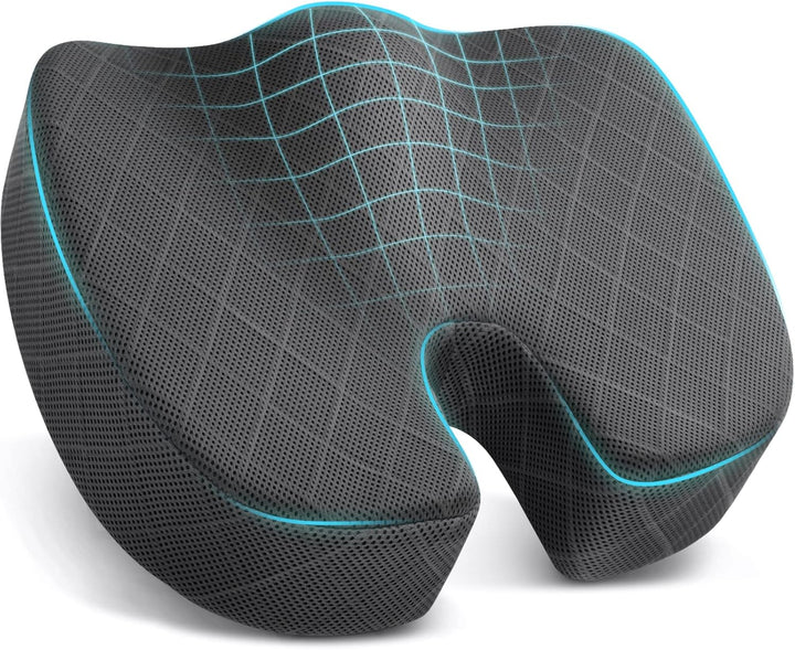 BowLift | Memory Foam Seat Cushion for Chair - Car and Office Chair Comfort