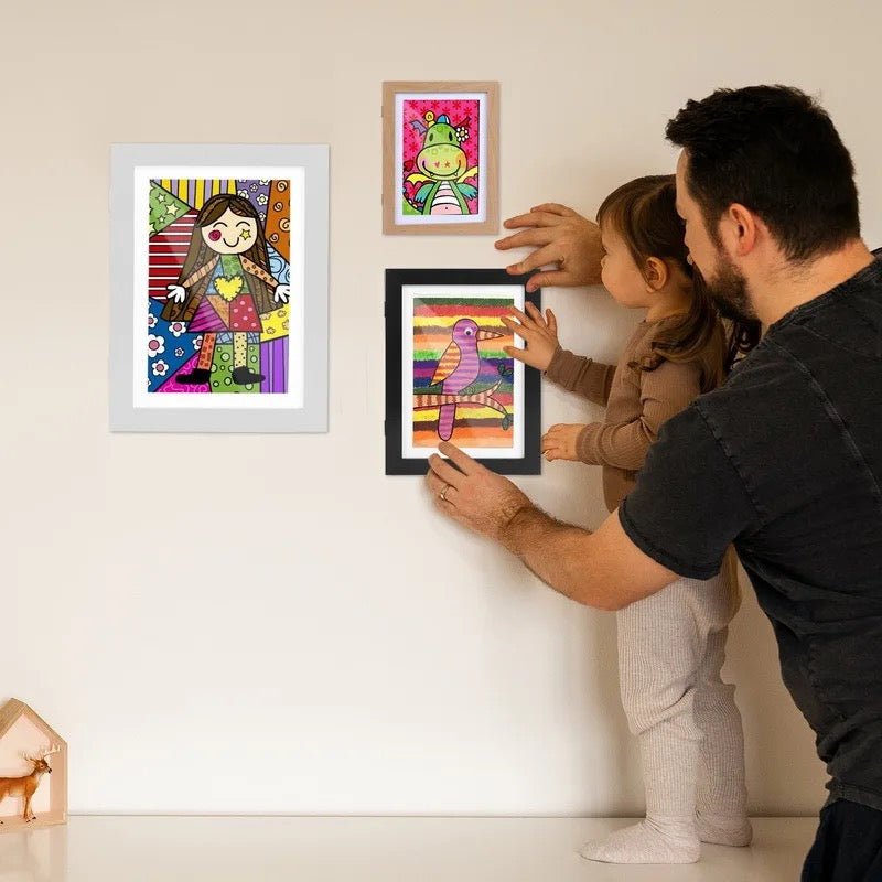 BowLift | Memory Frame – Interchangeable frame for children's drawings with space for up to 150 works