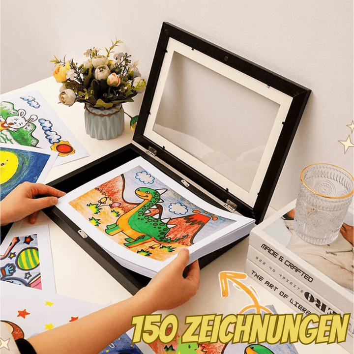 BowLift | Memory Frame – Interchangeable frame for children's drawings with space for up to 150 works