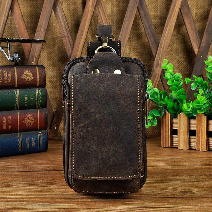 BowLift | Elegant Leather Hip Pouch for Men