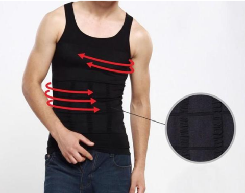 BowLift | Mens Slimming Body Shaping Stretchy Shaper Corset Underwear Magic Vest