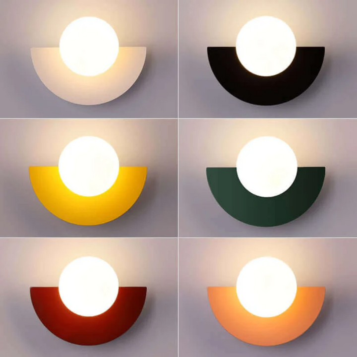 BowLift | Metal Half Moon Wall Lamp - LunaMetal