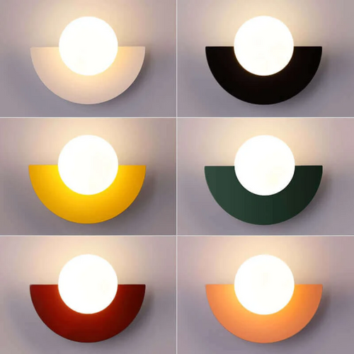 BowLift | Metal Half Moon Wall Lamp - LunaMetal