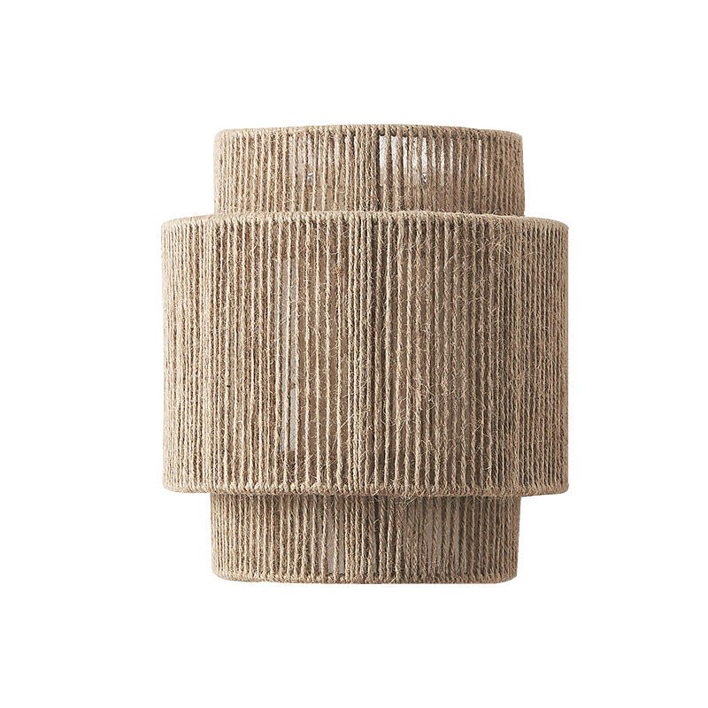 BowLift | HempLume - Vintage LED lamp - Bohemian Wicker - Natural touch
