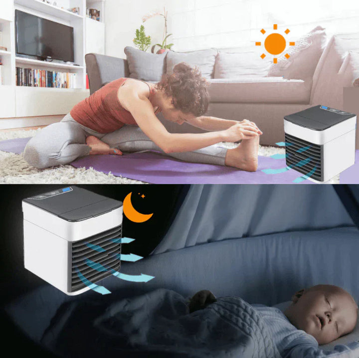 BowLift | Portable Air Cooler Fan with Purifier Light