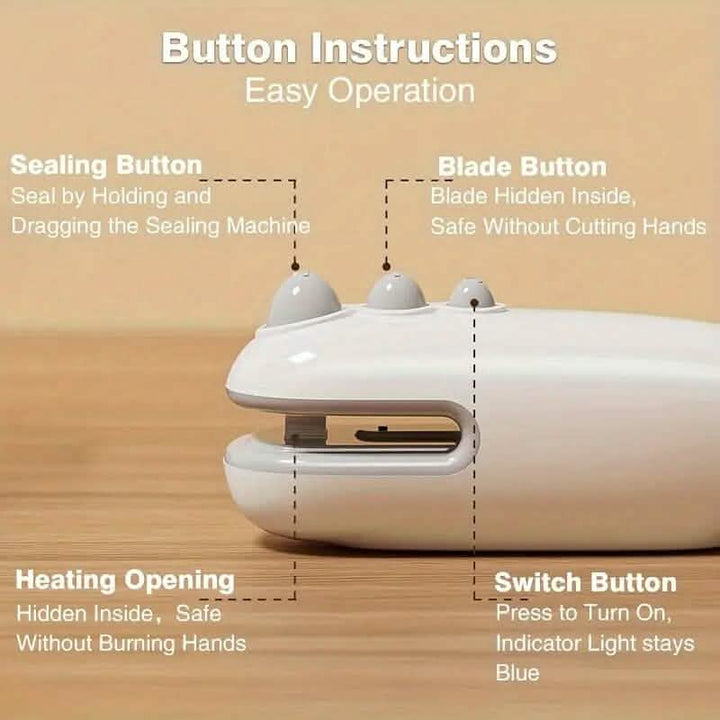 BowLift | Mini Portable Sealing Machine with Magnetic Suction