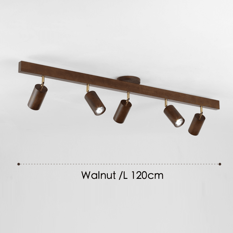 Wooden Ceiling Lamp Adjustable with Warm Light and Minimalist Design | Bowlift