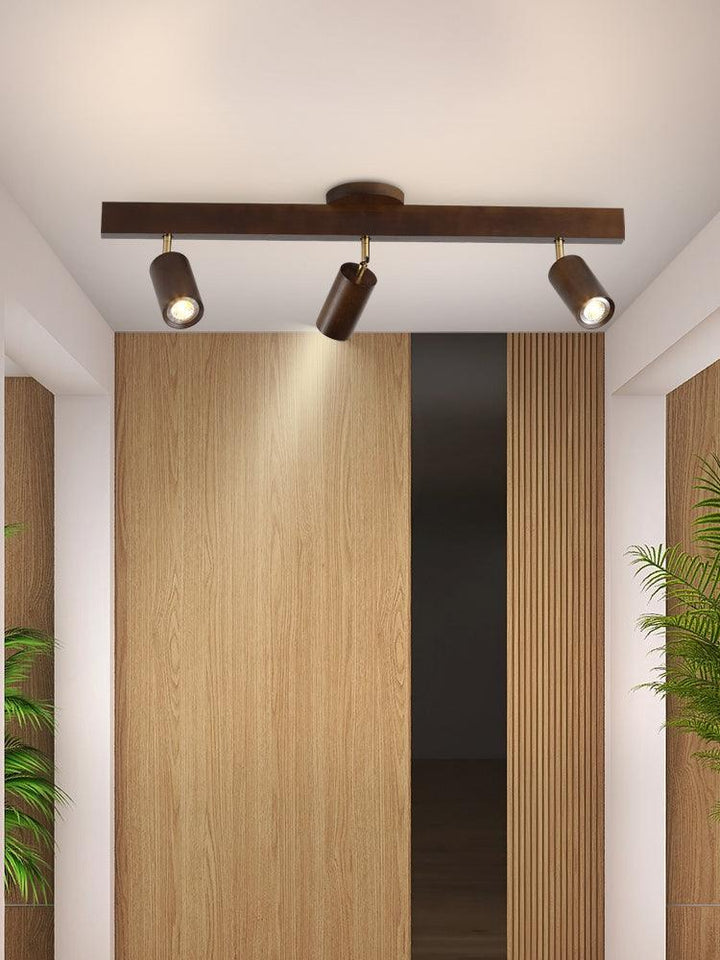 BowLift | Adjustable Wooden Ceiling Lamp Minimalist Solid Wood