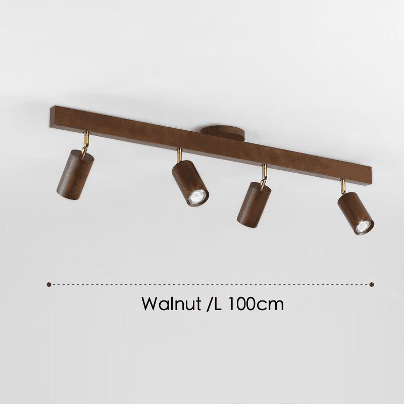 Wooden Ceiling Lamp Adjustable with Warm Light and Minimalist Design | Bowlift