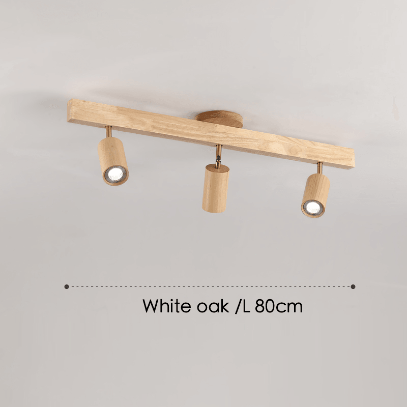 Wooden Ceiling Lamp Adjustable with Warm Light and Minimalist Design | Bowlift
