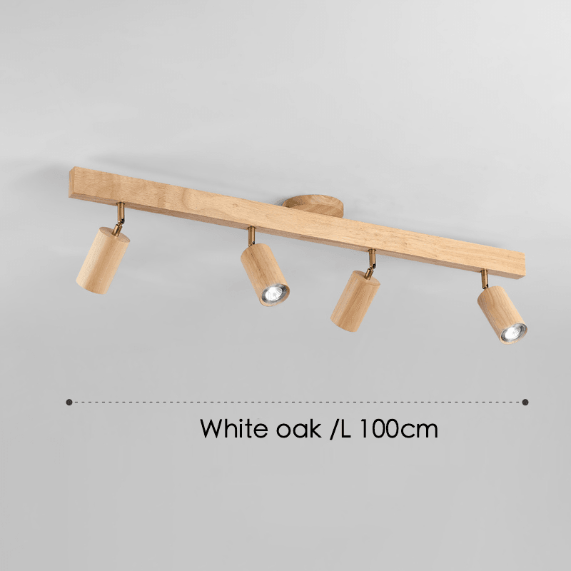 Wooden Ceiling Lamp Adjustable with Warm Light and Minimalist Design | Bowlift