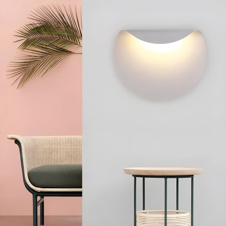 Minimalist Wall Light with Soft, Ambient Light Bowlift