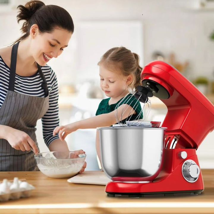 BowLift | Powerful 6-Speed Stand Mixer with 5.3Qt Stainless Steel Bowl and Versatile Attachments