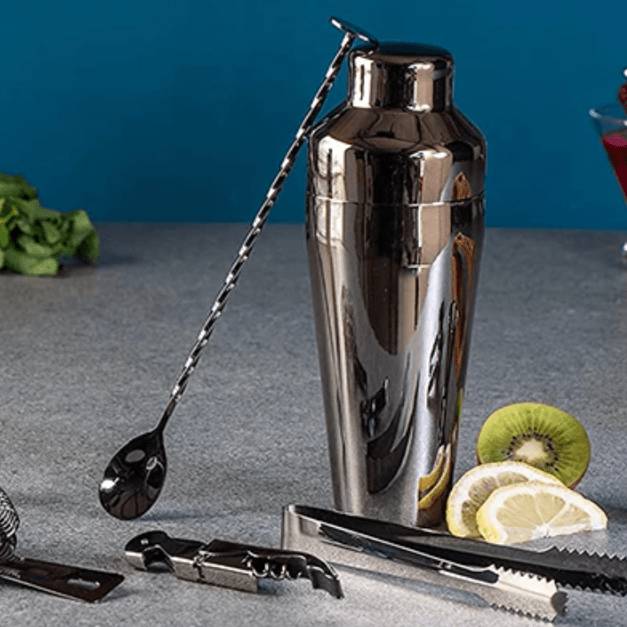 BowLift | MixologyMaster – Luxurious 10-Piece Cocktail Set for Elegant Home Bartending