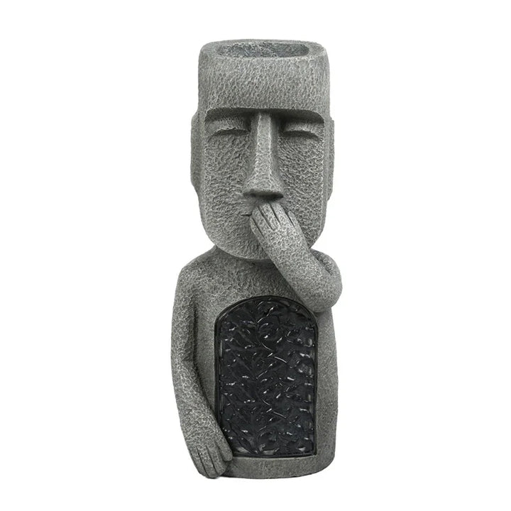BowLift | MoaiGlow Easter Island Planter Statue with LED Light