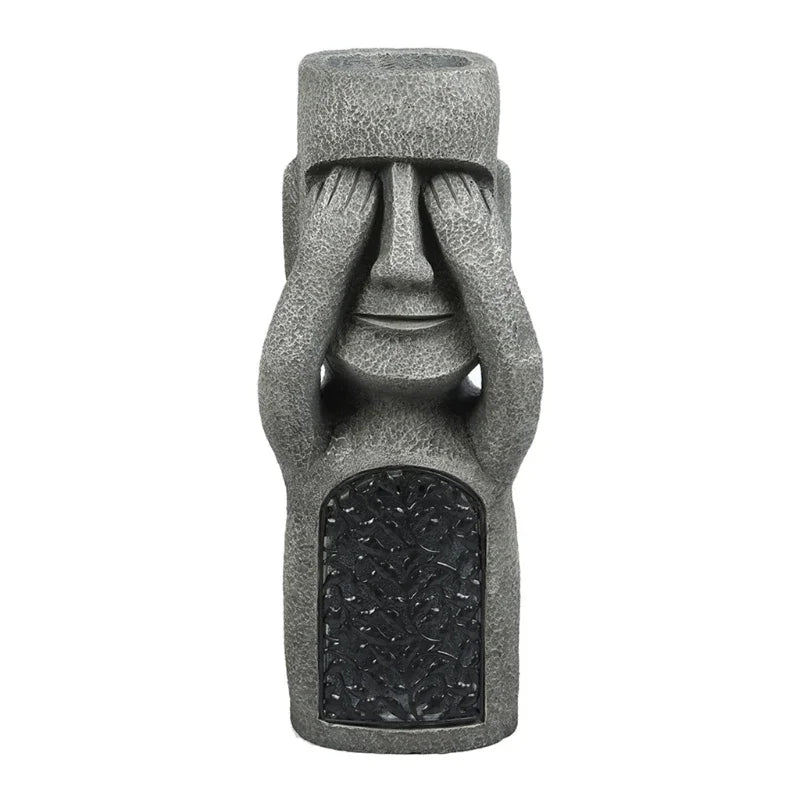 BowLift | MoaiGlow Easter Island Planter Statue with LED Light