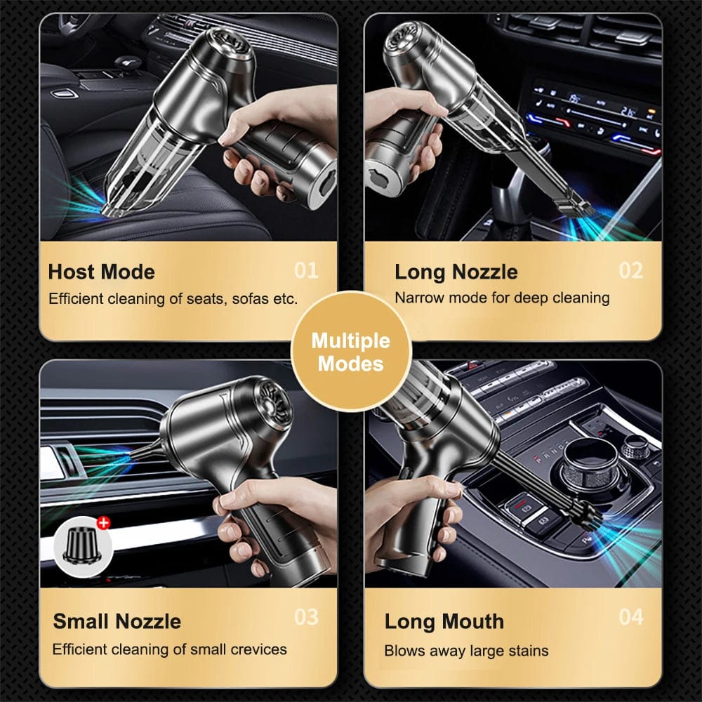 BowLift | Car Vacuum Cleaner - Powerful and Compact Car Vac for Quick Cleaning