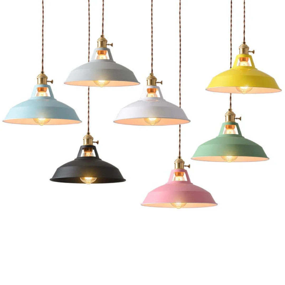 BowLift | Modern Colourful LED Pendant Light - ChromaLuxe