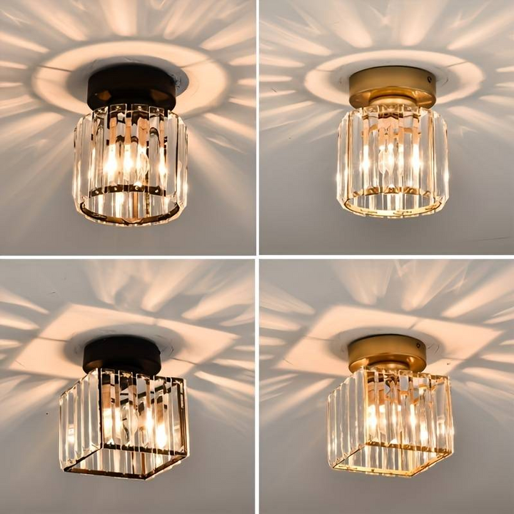 BowLift | Modern Crystal Ceiling Lamp - CrystalGlow