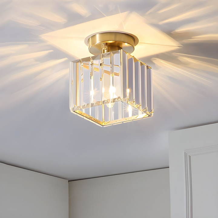 BowLift | Modern Crystal Ceiling Lamp - CrystalGlow