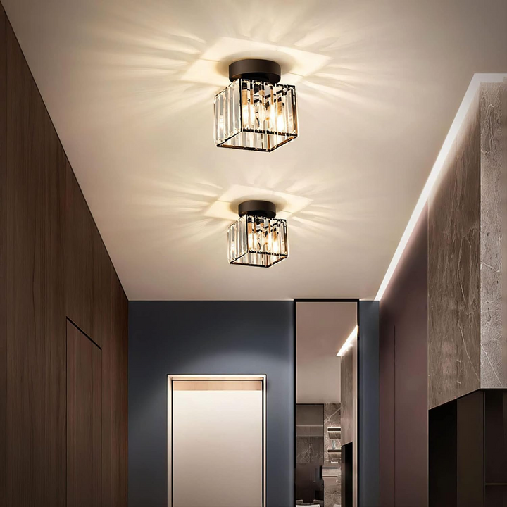 BowLift | Modern Crystal Ceiling Lamp - CrystalGlow