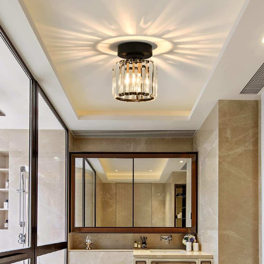 BowLift | Modern Crystal Ceiling Lamp - CrystalGlow