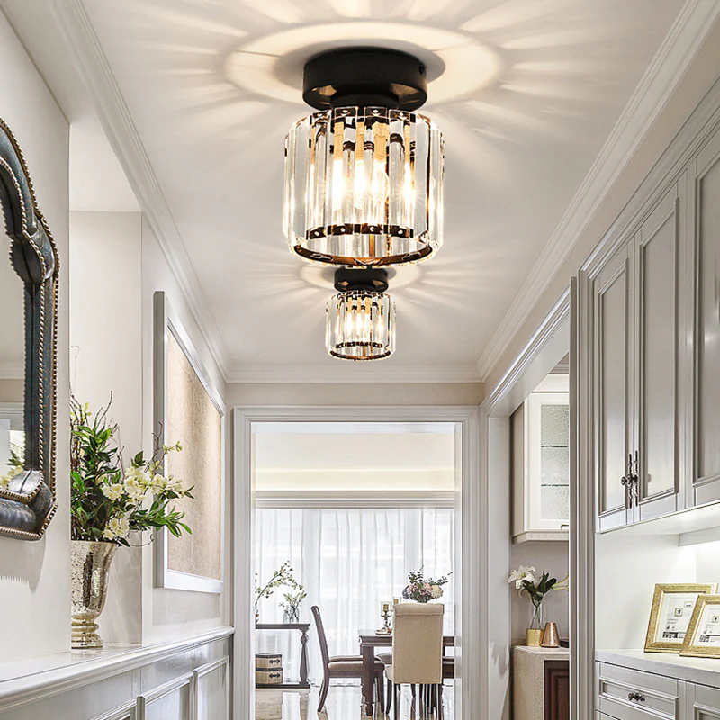 BowLift | Modern Crystal Ceiling Light - CrystalGlow