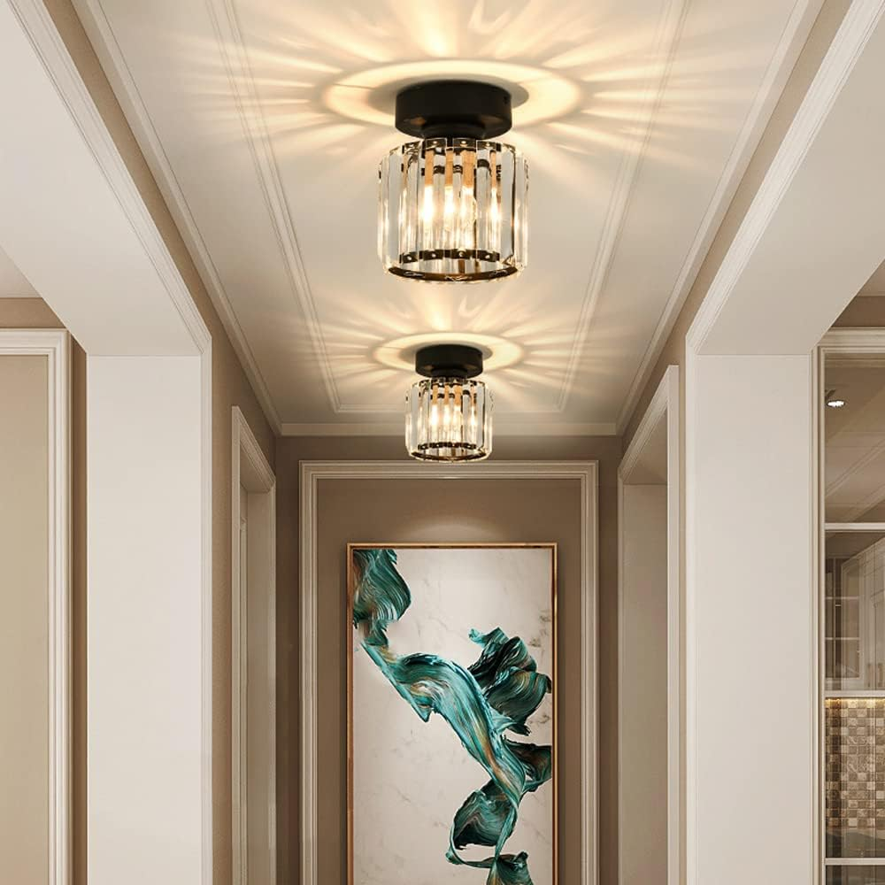 BowLift | Modern Crystal Ceiling Light - CrystalGlow