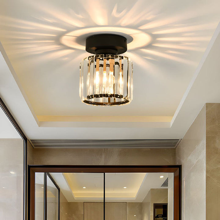 BowLift | Modern Crystal Ceiling Light - CrystalGlow