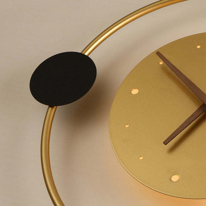 BowLift | Modern LED wall clock lamp - Chronos