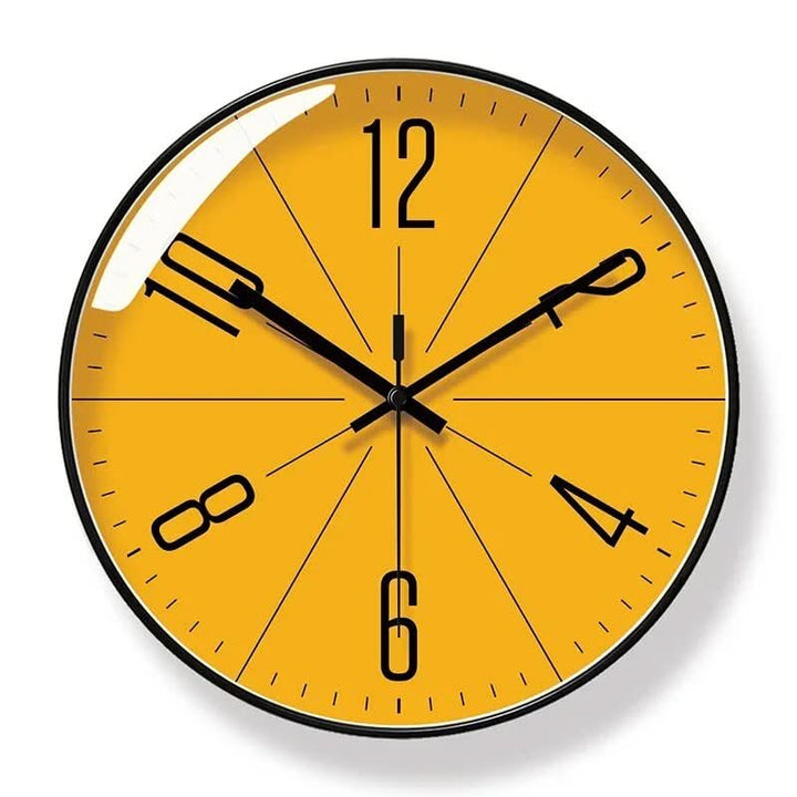BowLift | Black Nordic style wall clock - Precise & stylish for every home