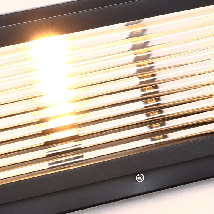 BowLift | Decorative Post Lamp with Square Glass Shade