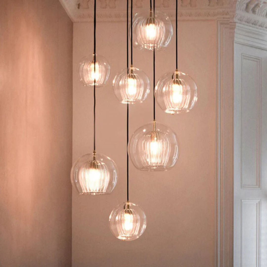 BowLift | Modern Spherical LED Pendant Light - Aurora Sphere