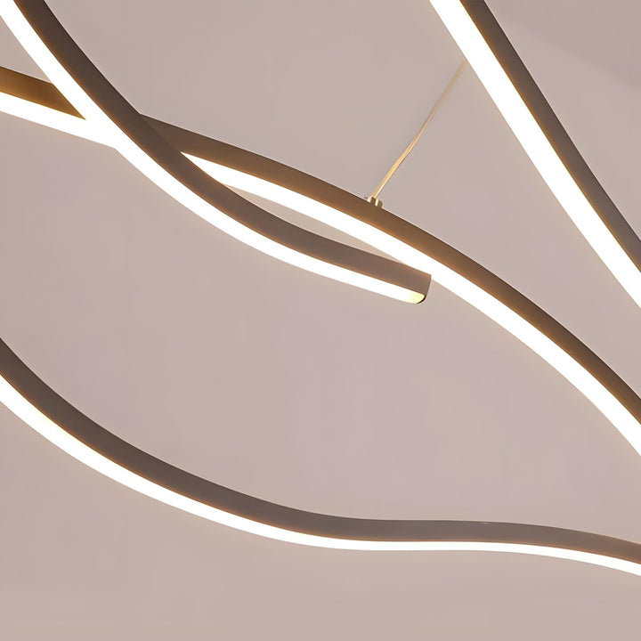 BowLift | Artistic Hanging Chandelier in Postmodern Style