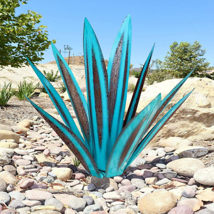 BowLift | Handmade Agave Decorative Plant, Natural Polystone Design