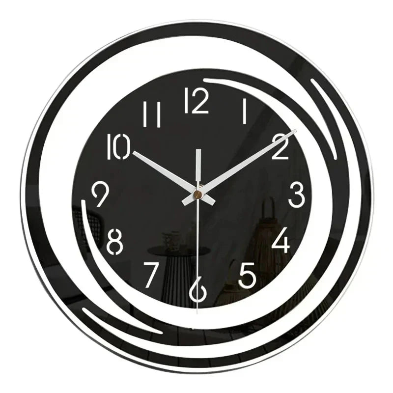 BowLift | Wall Clock with Geometric Motif