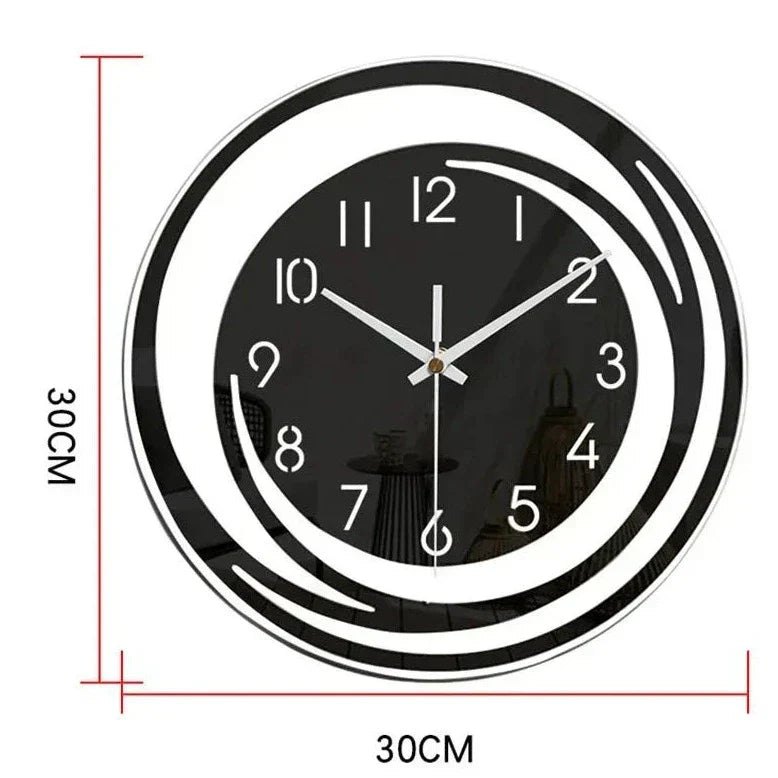 BowLift | Stylish Wall Clock with Geometric Pattern