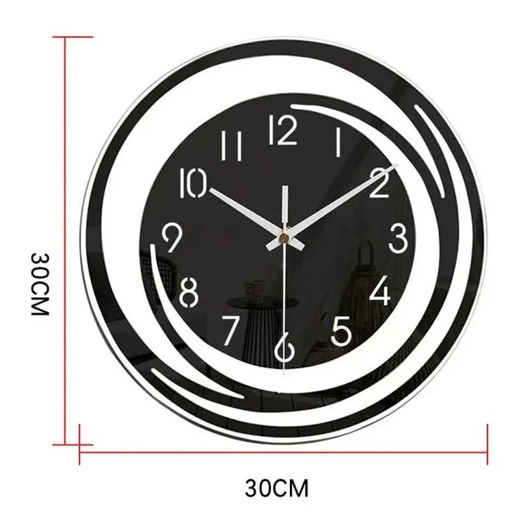 BowLift | Stylish Wall Clock with Geometric Pattern