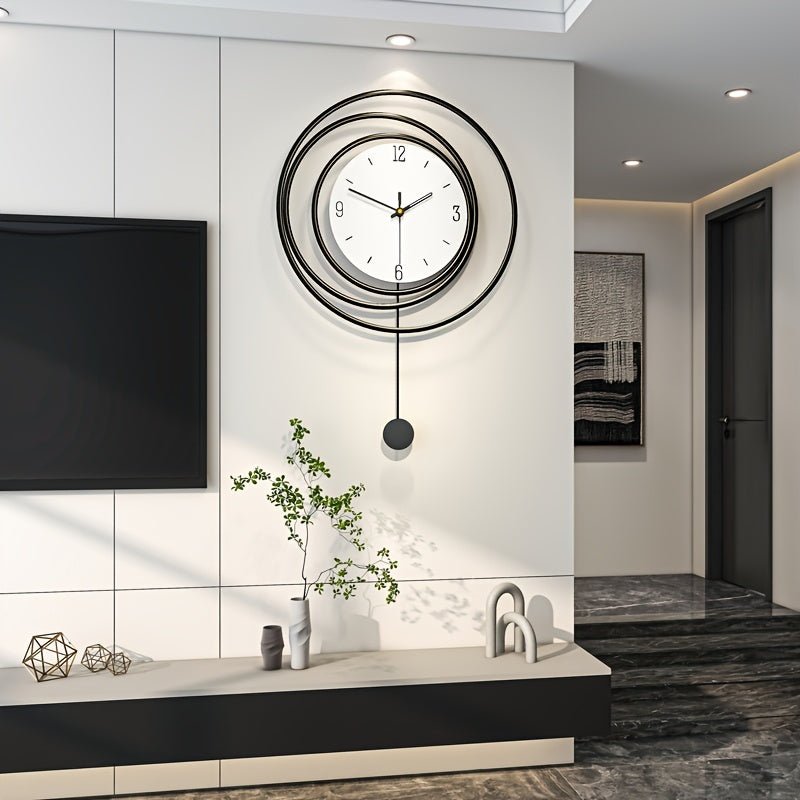BowLift | Modern Clock with Metal Finish
