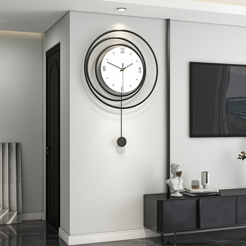 BowLift | Modern Clock with Metal Finish