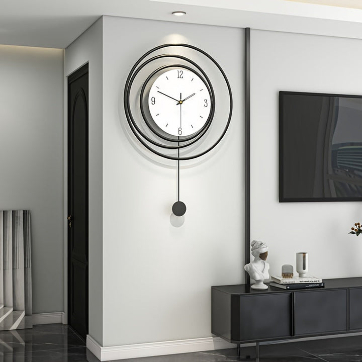 BowLift | Modern Clock with Metal Finish