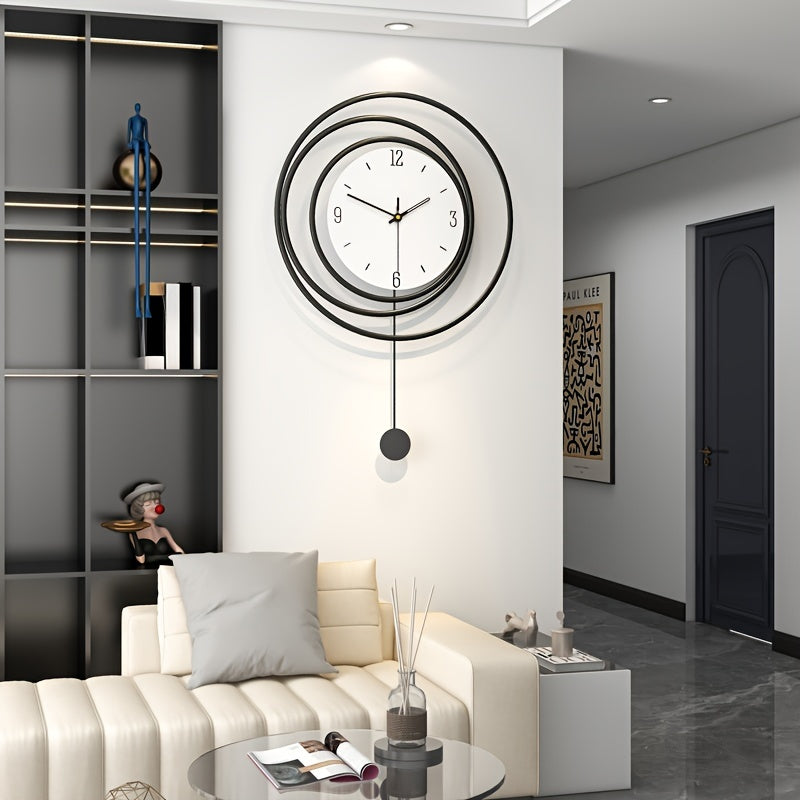 BowLift | Modern Clock with Metal Finish