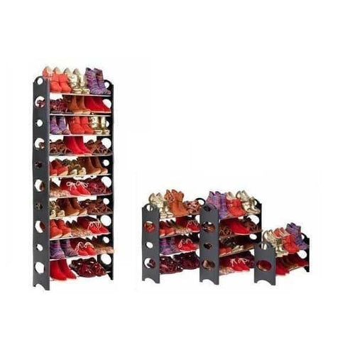 Shoe rack - adjustable (up to 30 pairs) | Bowlift