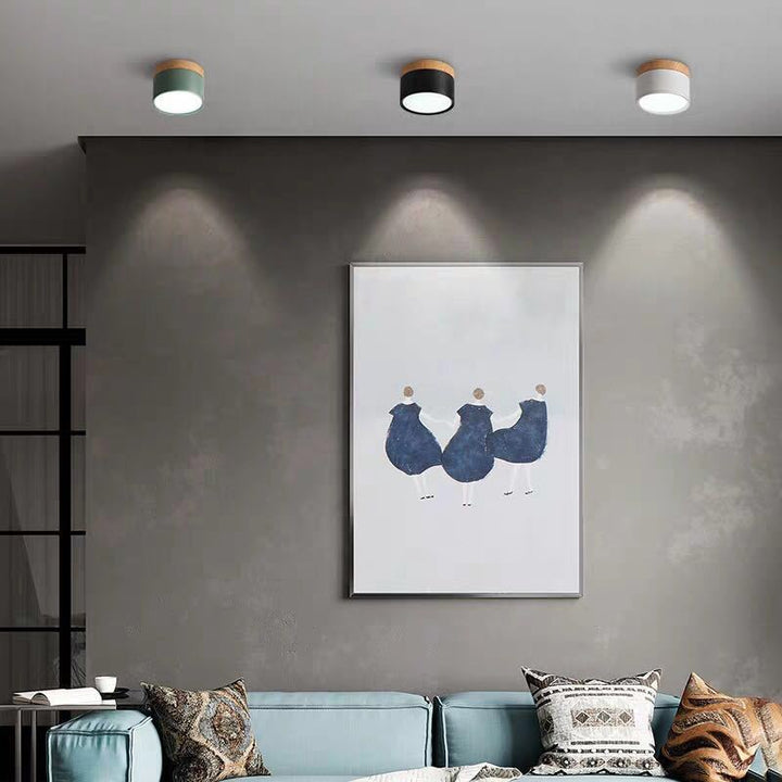 BowLift | Morandi Style Modern LED Ceiling Lamp - LumiModo
