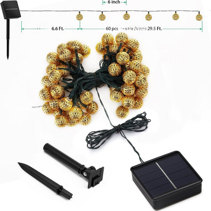 BowLift | Moroccan Style Waterproof Solar String Lights - SunGlow Strings