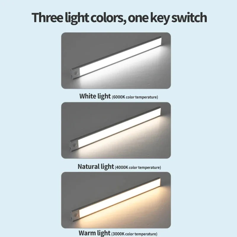 Motion Sensor night light Wireless Under Cabinet Lights For Kitchen | Bowlift