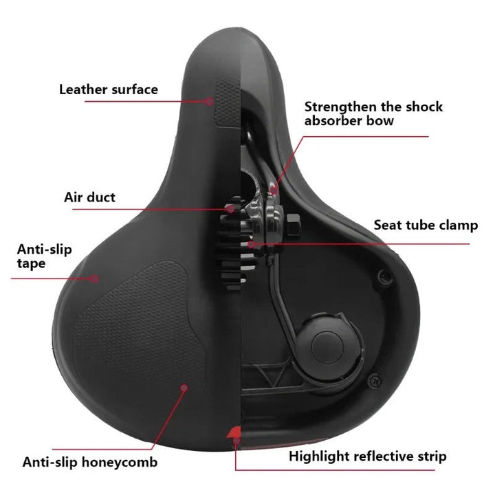 BowLift | MOVARA – Ergonomic Bike Seat with Ventilation Channels for Cool Rides