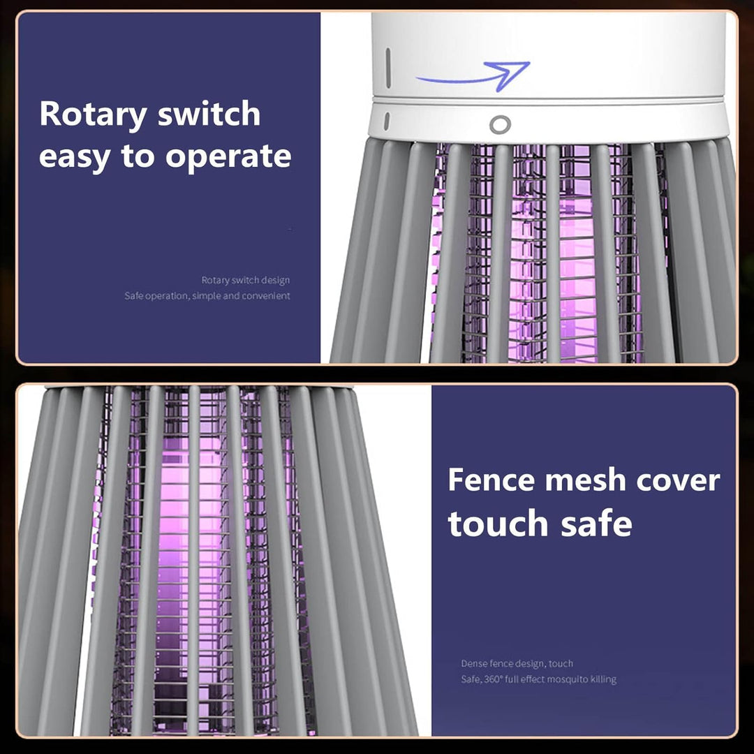 BowLift | Mosquito & Bug Killer Lamp - 2 Pack, UV Light Insect Trap for Indoor & Outdoor Use, Effective Pest Control Solution